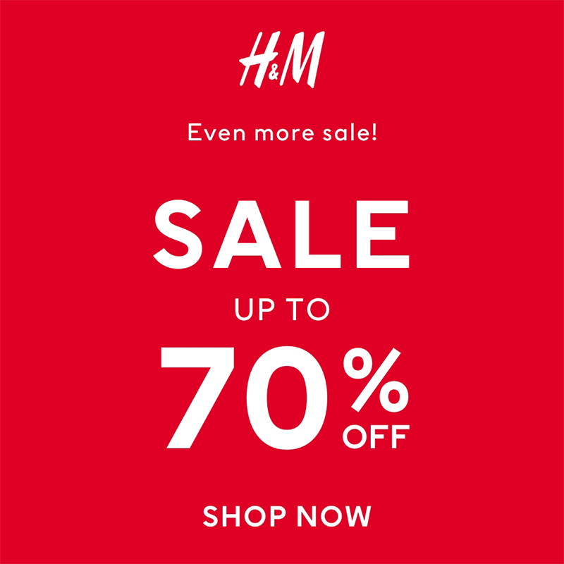 H&m hotsell 70 sale